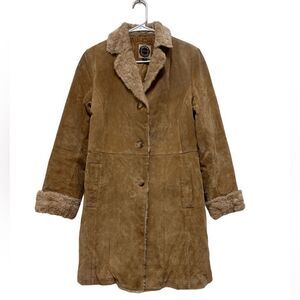 Giacca Suede Long Coat Small
